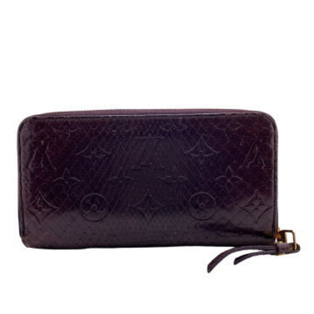 Louis Vuitton Wallet Zippy Python Long Wallet Pur… - image 6
